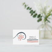 Trendfarbene Essenzielle Öle Aromatherapie Visitenkarte (Stehend Vorderseite)