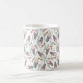 Trendfarbene exotische Toucans Kaffeetasse (Mittel)