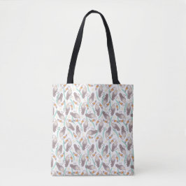 Trendfarbene exotische Toucans Tasche