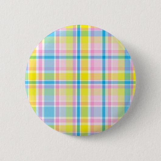 Trendfarbene, gelb-blaue Teermotive-Accessoires Button (Vorderseite)