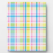 Trendfarbene, gelb-blaue Teermotive-Accessoires Fotoplatte (Vorderseite)