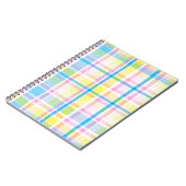 Trendfarbene, gelb-blaue Teermotive-Accessoires Notizblock (Linke Seite)