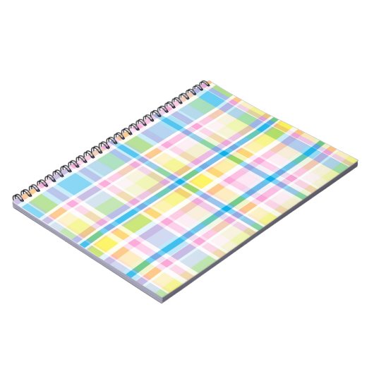 Trendfarbene, gelb-blaue Teermotive-Accessoires Notizblock (Linke Seite)