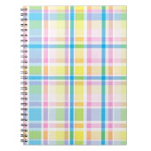 Trendfarbene, gelb-blaue Teermotive-Accessoires Notizblock (Vorderseite)