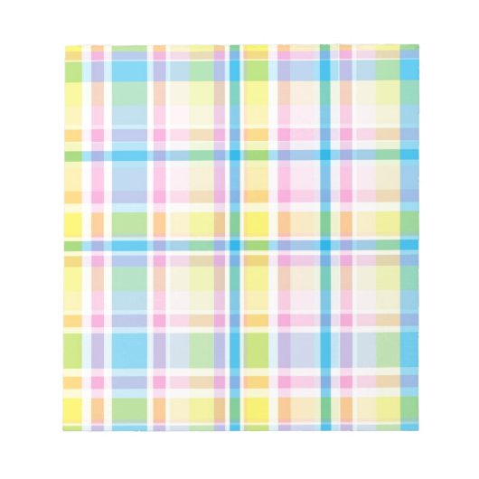 Trendfarbene, gelb-blaue Teermotive-Accessoires Notizblock (Vorderseite)