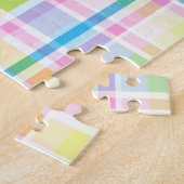 Trendfarbene, gelb-blaue Teermotive-Accessoires Puzzle (Seite)