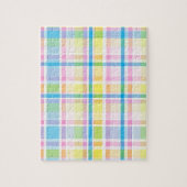 Trendfarbene, gelb-blaue Teermotive-Accessoires Puzzle (Vertikal)