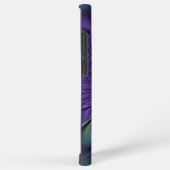 Trendfarbene Moderne Abstrakte Fraktal Blume Samsung Galaxy Hülle (Rechte Seite)