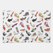 Trendfarbene Modeschuhe Küchentücher (Horizontal)