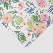 Trendfarbene Pastell-Blume Seidenpapier (Detail)