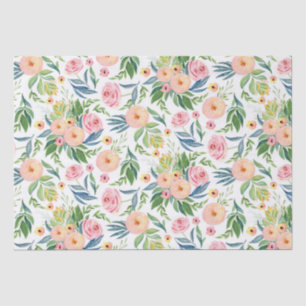 Trendfarbene Pastell-Blume Seidenpapier