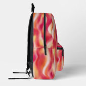 Trendfarbene, rosa, gelbe Gefärbte Krawatte nach M Bedruckter Rucksack (Links)