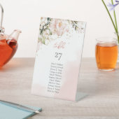 Trendfarbene Rose Goldbarren Glitzern Eukalyptus Sockelschild (In SItu)