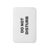 Trendfarbene schwarze und weiße Badematte nicht st (Vorderseite Vertikal)