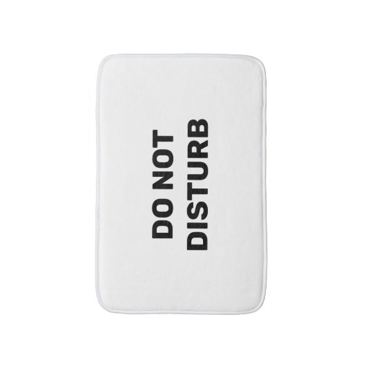 Trendfarbene schwarze und weiße Badematte nicht st (Vorderseite Vertikal)