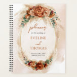 Trendfarbene Terracotta rosty burgundy pampas Planer<br><div class="desc">Treten Sie ein in die wilde Welt der Hochzeitsplanung mit dem trendigen Aquarell Terracotta rosty burgundy Pampas Planner! Dieser Planer ist nicht Ihr durchschnittlicher Organisator, er ist ein mutiger und abenteuerlicher Begleiter für jeden, der eine Touch bohmianischem Charme zu seinem großen Tag hinzufügen möchte. Mit seinen erdigen Tönen und rustikalen...</div>