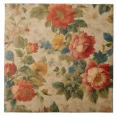 Trendfarbene Vintage Wasserfarbensammlung Fliese (Vorderseite)