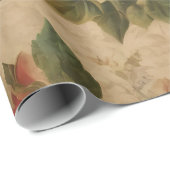 Trendfarbene Vintage Wasserfarbensammlung Geschenkpapier (Rolleneckpunkt)