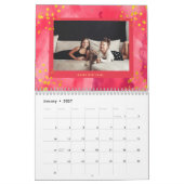 Trendfarbene Wasserfarbe mit Gold | FOTO Kalender (Jan 2027)