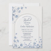 Trendfarbene Wildblumen boho arch Einladung (Vorderseite)