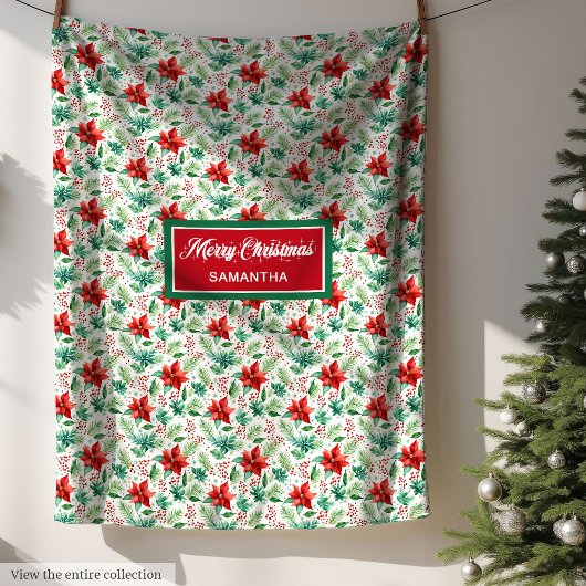 Trendfarbener individuelle Name Klassische Fleece