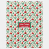 Trendfarbener individuelle Name Klassische Fleece (Vorderseite)