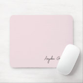 Trendfarbener Personalisierter Name Mouse Pad Mousepad (Mit Mouse)