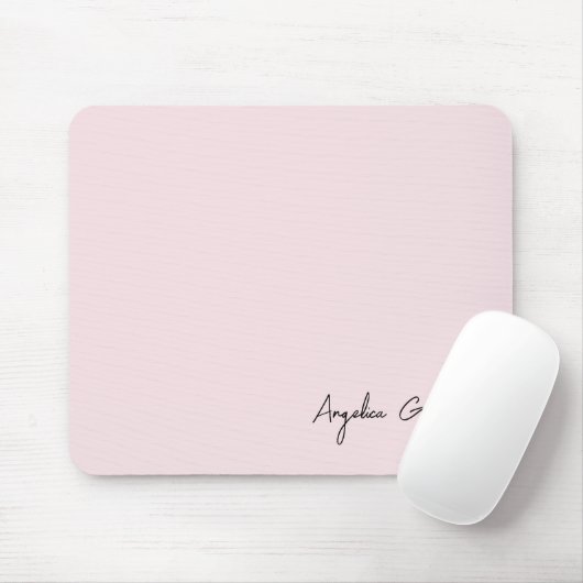 Trendfarbener Personalisierter Name Mouse Pad Mousepad (Mit Mouse)