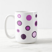 Trendfarbener Polka Dot-Kaffee-Cup Kaffeetasse (Links)