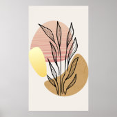 Trendfarbenes Hintergrunddesign Poster (Vorne)