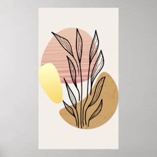 Trendfarbenes Hintergrunddesign Poster