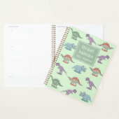 Trendfarbenes Personalisiertes Dinosaurier-Muster Planer (Anzeige)