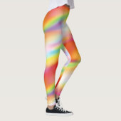 Trendfarbenes und Cooles, Abstraktes Muster Leggings (Rechts)