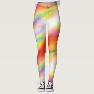 Trendfarbenes und Cooles, Abstraktes Muster Leggings