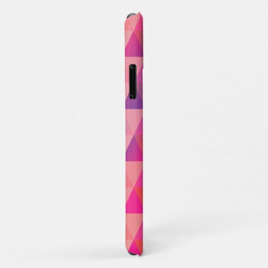 Trendfarbiges geometrisches Dreiecksmuster Case-Mate iPhone Hülle (Hinten/Rechts)