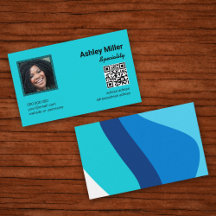 Trendfarbiges QR-Foto