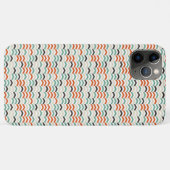 Trendfarbiges Zickzack Muster Case-Mate iPhone Hülle (Rückseite (Horizontal))