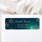 Trendfeste Weihnachten, Schneeflocken, Grün (Insitu)