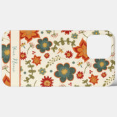 Trendflorale Muster Hübsch Name Inspirivity Case-Mate iPhone Hülle (Rückseite (Horizontal))