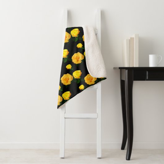 trendgelbe Blüte Sherpadecke (Beispiel)