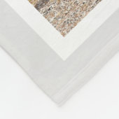 Trendgraue monochrome FamilienfotoCollage Fleecedecke (Ecke)