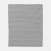 Trendgraue Streifen dekorative Vorlage Medium Fleecedecke (Vorderseite)