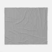 Trendgraue Streifen dekorative Vorlage Medium Fleecedecke (Vorderseite (Horizontal))