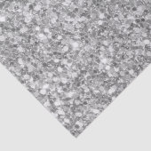 Trendgrauer und weißer funkelnder Glitzer Seidenpapier (Ausschnitt)