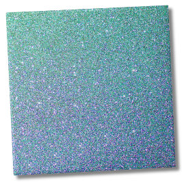 Trendgrün Aquamarin Blue Glitzer Pattern Fliese