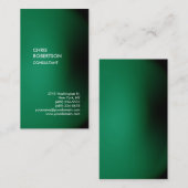 Trendgrüne, vertikale Visitenkarte (Vorne/Hinten)