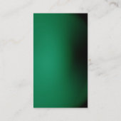 Trendgrüne, vertikale Visitenkarte (Rückseite)