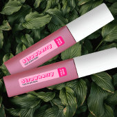 Trendheiß rosa Girly Lip Gloss 5,5 g Lip Balg Tube Etiketten