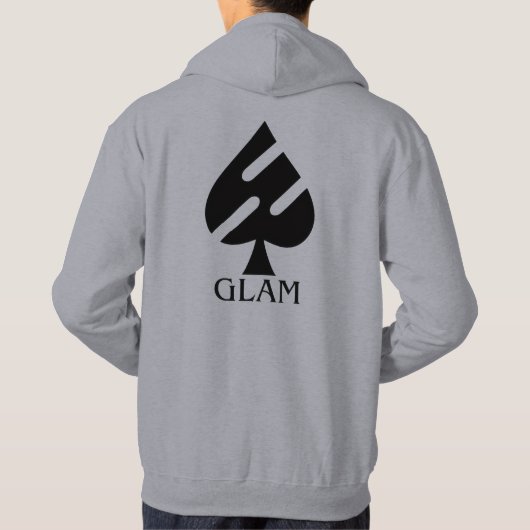 Trendhoodie mit einzigartigem Stil Hoodie (Rückseite)