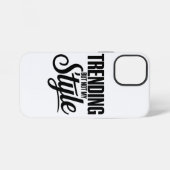 Trendig, aber nicht mein Stil lustig Sarcastic Tee iPhone Hülle (Rückseite (Horizontal))